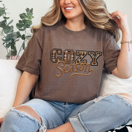 COZY SEASON PLAID - DTF TRANSFER