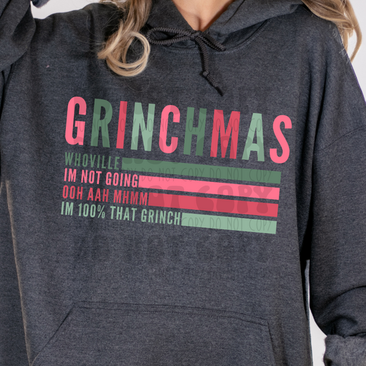 GRINCHMAS RED/GREEN - DTF TRANSFER