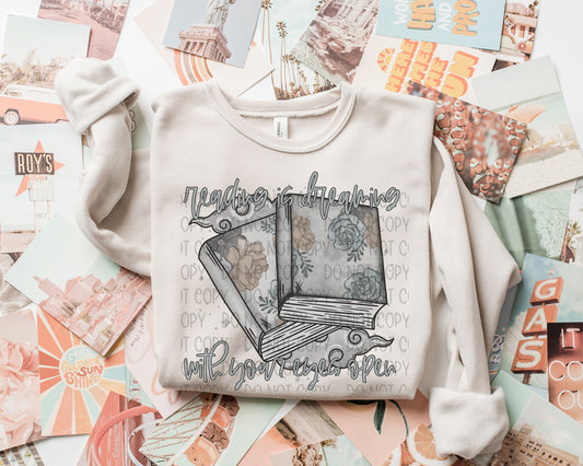READING IS DREAMING - DTF TRANSFER