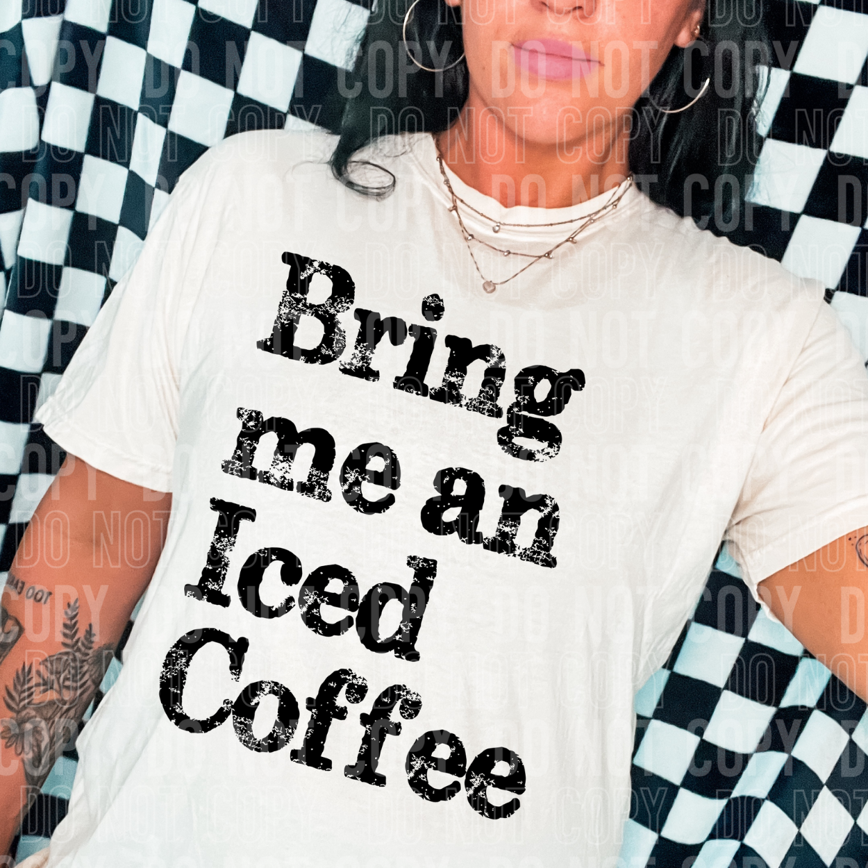 ICED COFFEE - DTF TRANSFER