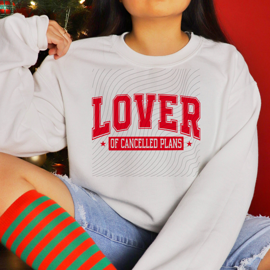 LOVER OF CANCELLED PLANS, RED - DTF TRANSFER