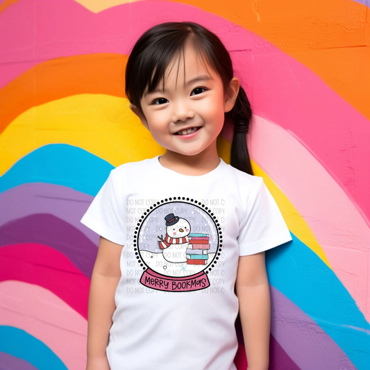 MERRY BOOKSMAS GLOBE - DTF TRANSFER