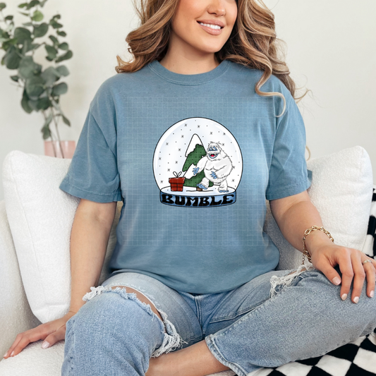 BUMBLE GLOBE - DTF TRANSFER