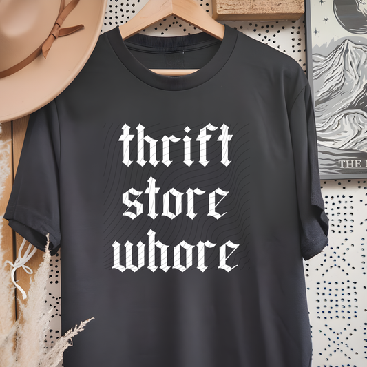 THRIFT STORE WHT TEXT - DTF TRANSFER
