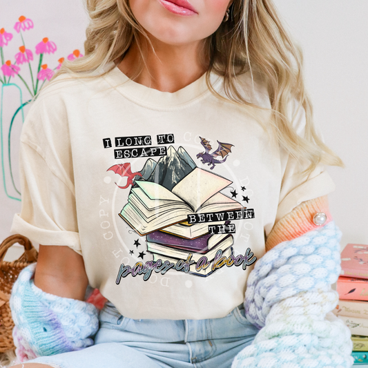 PAGES OF A BOOK - DTF TRANSFER