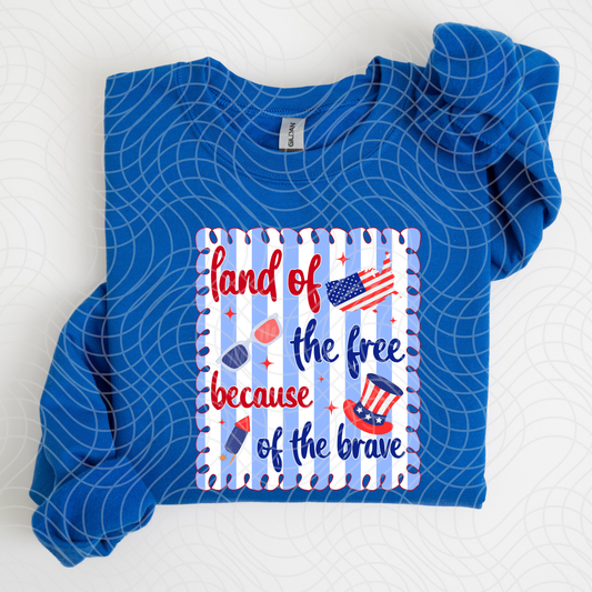 LAND OF THE FREE - DTF TRANSFER