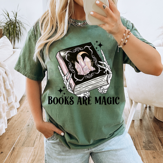 BOOKS ARE MAGIC - DTF TRANSFER