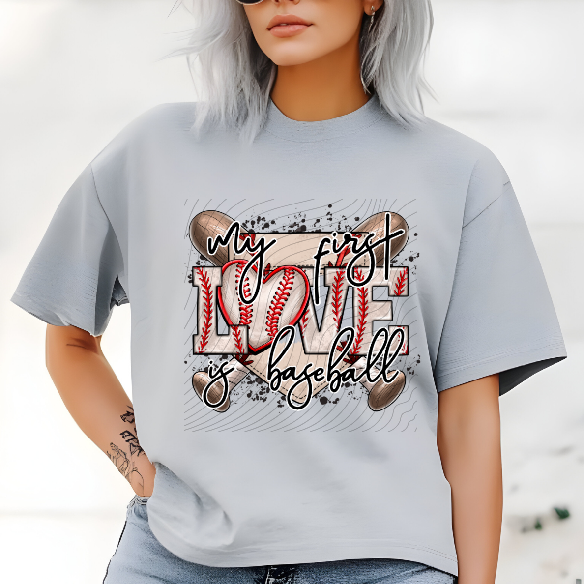 FIRST LOVE IS BASEBALL - DTF TRANSFER