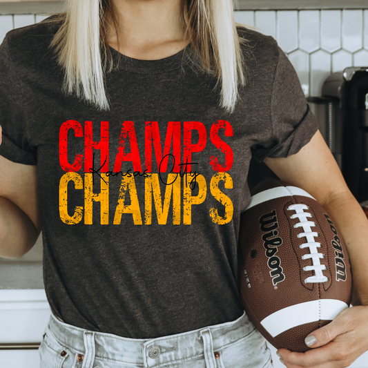 CHAMPS DISTRESSED - DTF TRANSFER