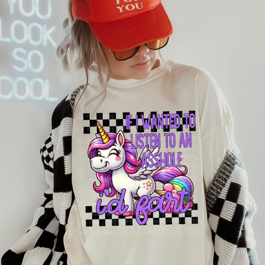 IF I WANTED TO LISTEN FUNNY - DTF TRANSFER