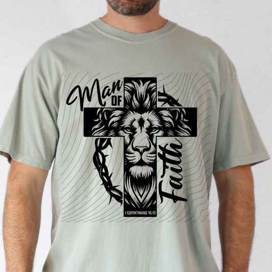 MAN OF FAITH - DTF TRANSFER