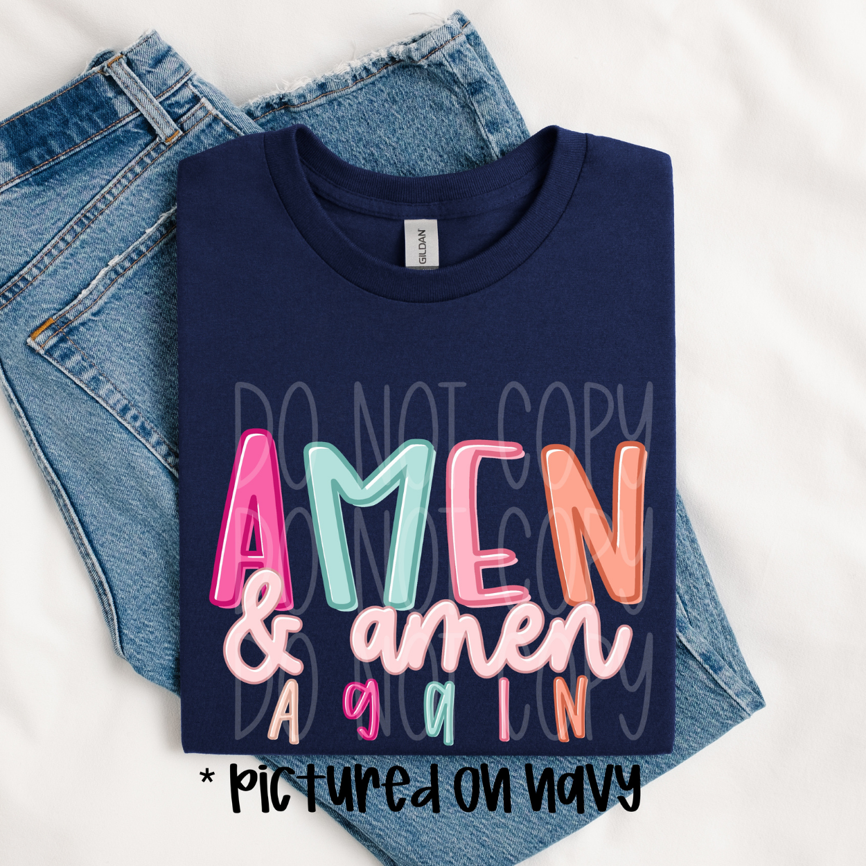 AMEN AGAIN- DTF TRANSFER
