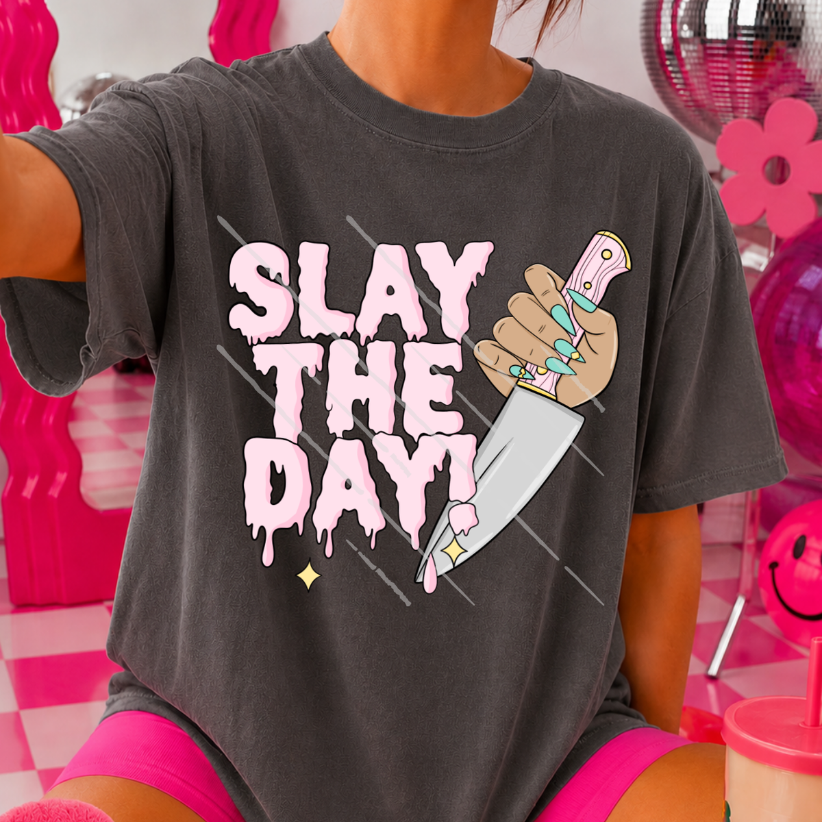 SLAY THE DAY - DTF TRANSFER