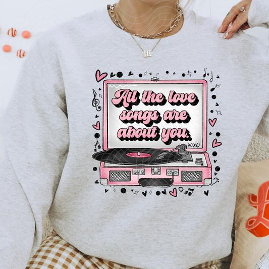 LOVE SONGS - DTF TRANSFER