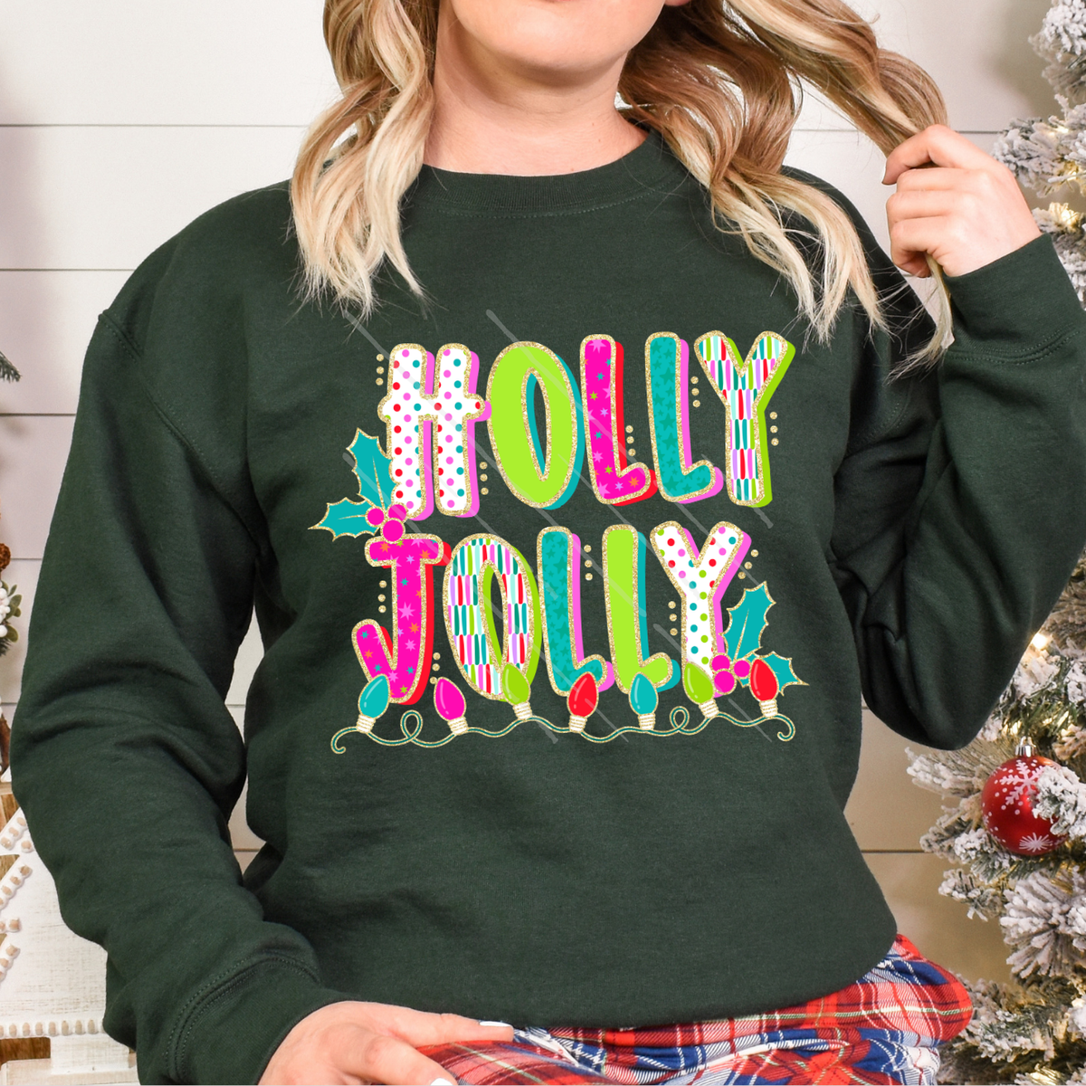 HOLLY JOLLY - DTF TRANSFER