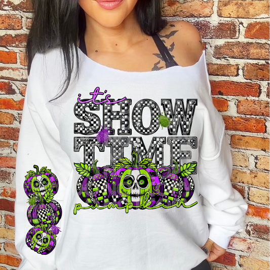 SHOW TIME W/ SLEEVE - DTF TRANSFER