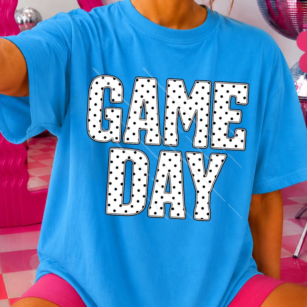 GAME DAY POLKA DOTS - DTF TRANSFER