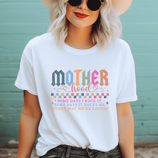 MOTHER HOOD COLORFUL DISTRESSED - DTF TRANSFER