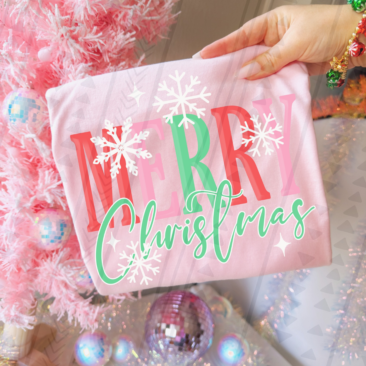 MERRY CHRISTMAS - DTF TRANSFER