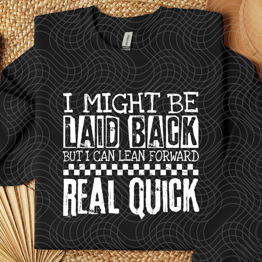 LAID BACK WHITE - DTF TRANSFER