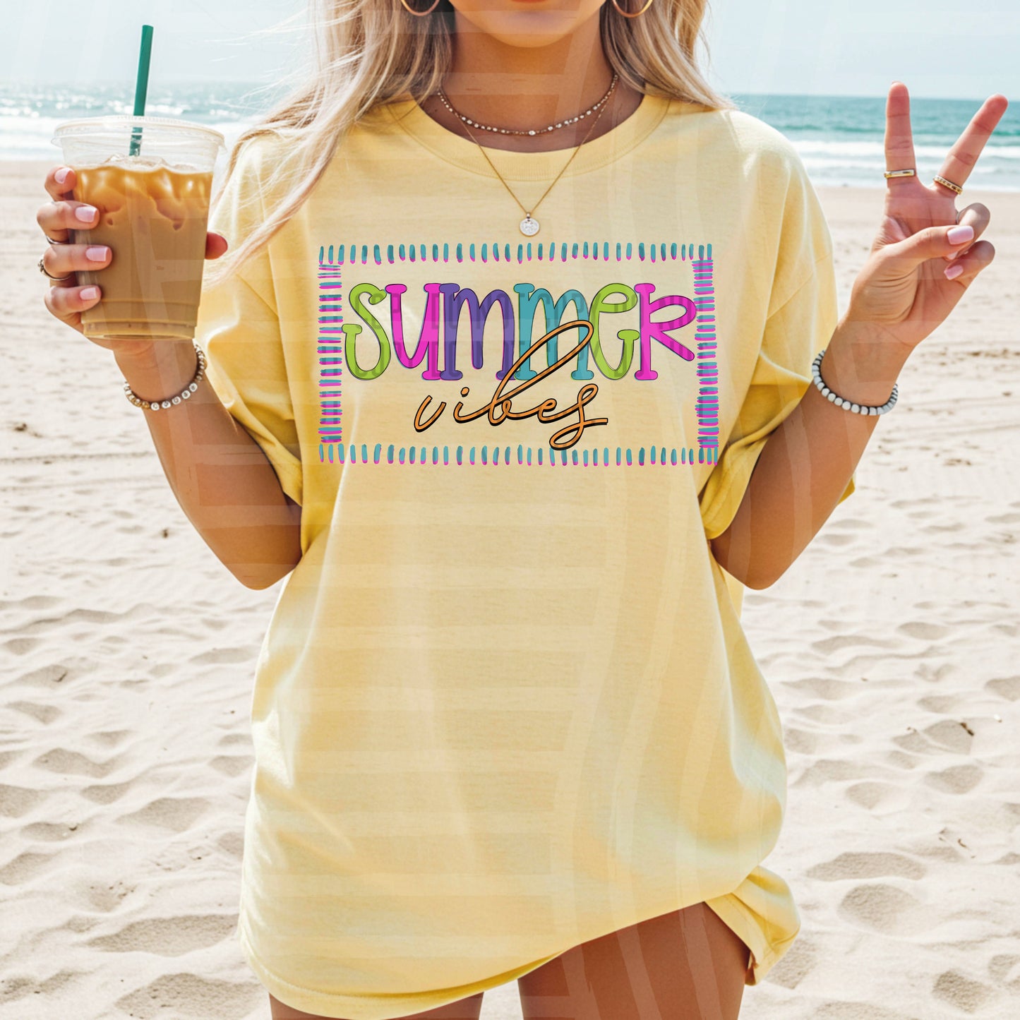 SUMMER VIBES - DTF TRANSFER
