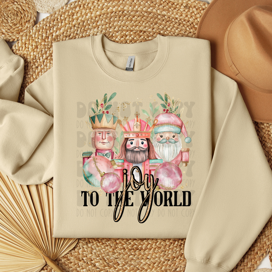 JOY TO THE WORLD NUTCRACKERS - DTF TRANSFER
