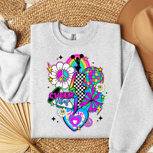 RETRO CHEER COLLAGE - MULTICOLOR - DTF TRANSFER
