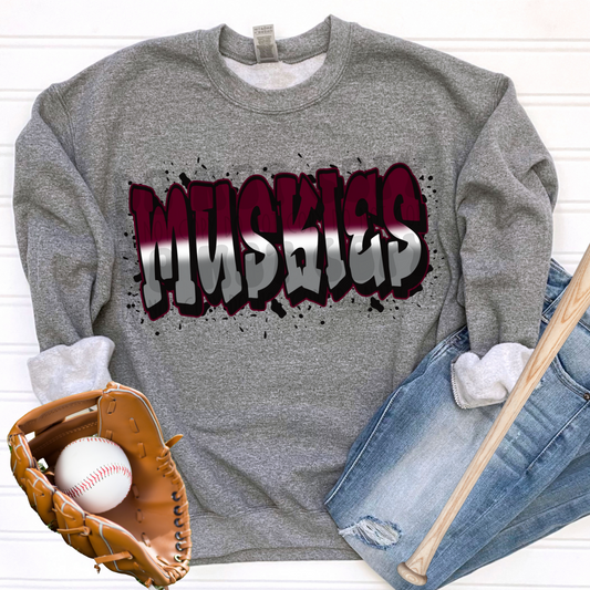 MUSKIES GRAPHITI - DTF TRANSFER