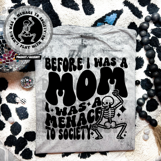 BEFORE I WAS A MOM W/POCKET - DTF TRANSFER
