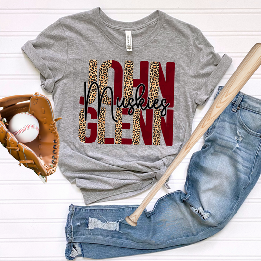 JOHN GLENN MUSKIES LEOPARD - DTF TRANSFER