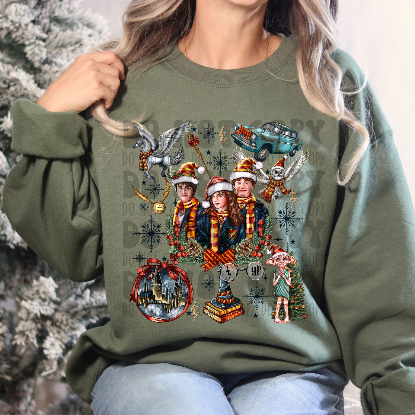 HP CHRISTMAS COLLAGE - DTF TRANSFER