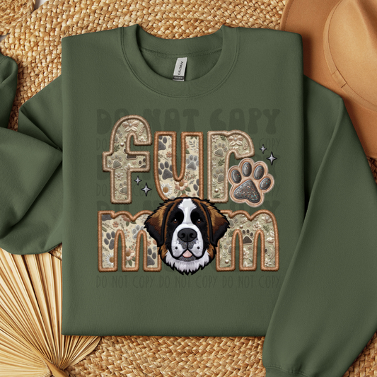 ST BERNARD - FAUX EMBROIDERY - DTF TRANSFER