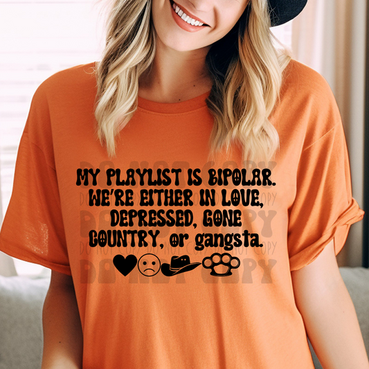 PLAYLIST - DTF TRANSFER