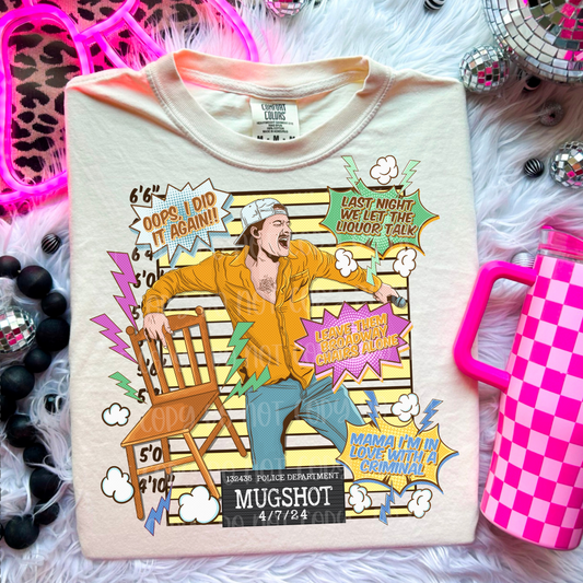 CHAIR MUGSHOT COLOR - DTF TRANSFER