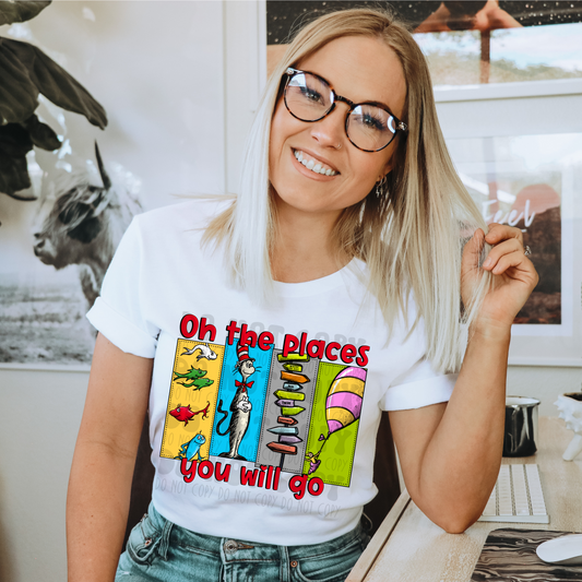 OH THE PLACES - DTF TRANSFER