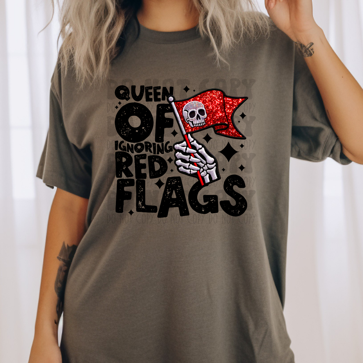IGNORING RED FLAGS - DTF TRANSFER