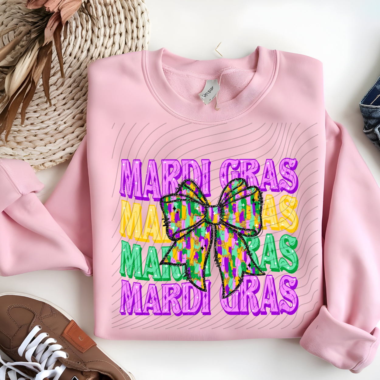 MARDI STACKED - DTF TRANSFER