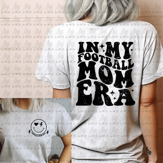 FOOTBALL MOM ERA W/ POCKET - DISTRESSED - DTF TRANSFER