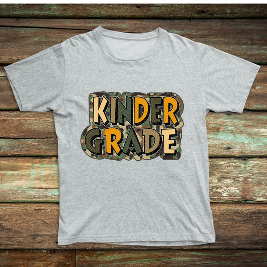 CAMO KINDER GRADE - DTF TRANSFER