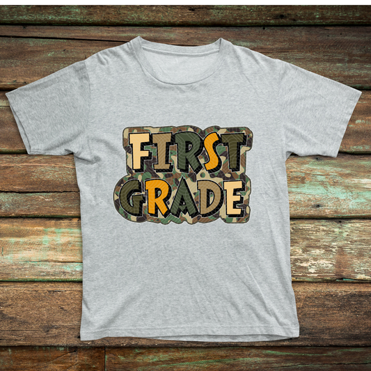 CAMO FIRST GRADE - DTF TRANSFER