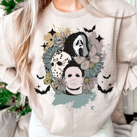 FLORAL MASKS - DTF TRANSFER