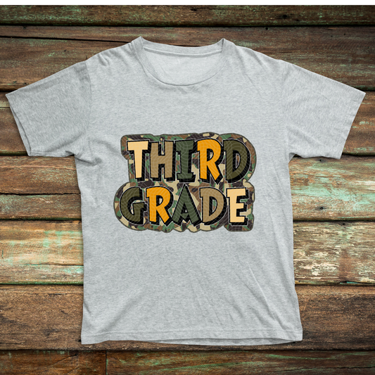CAMO THIRD GRADE - DTF TRANSFER