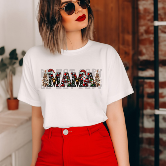 FAUX RHINESTONES MAMA - DTF TRANSFER