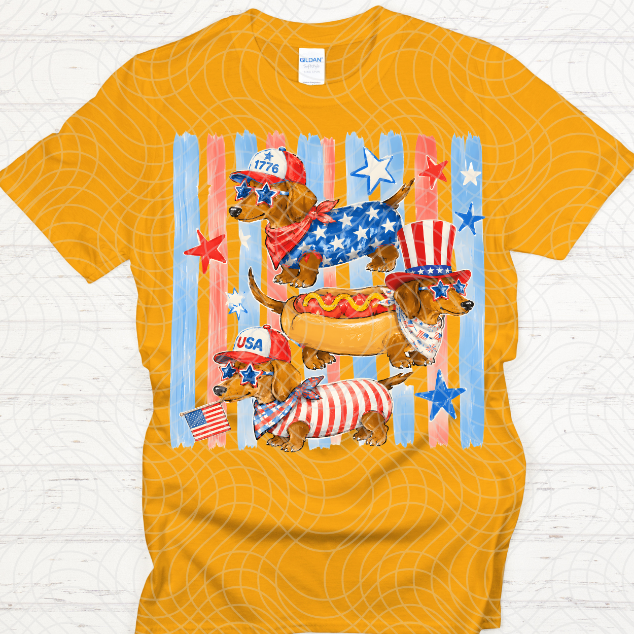 AMERICAN WIENER DOGS - DTF TRANSFER