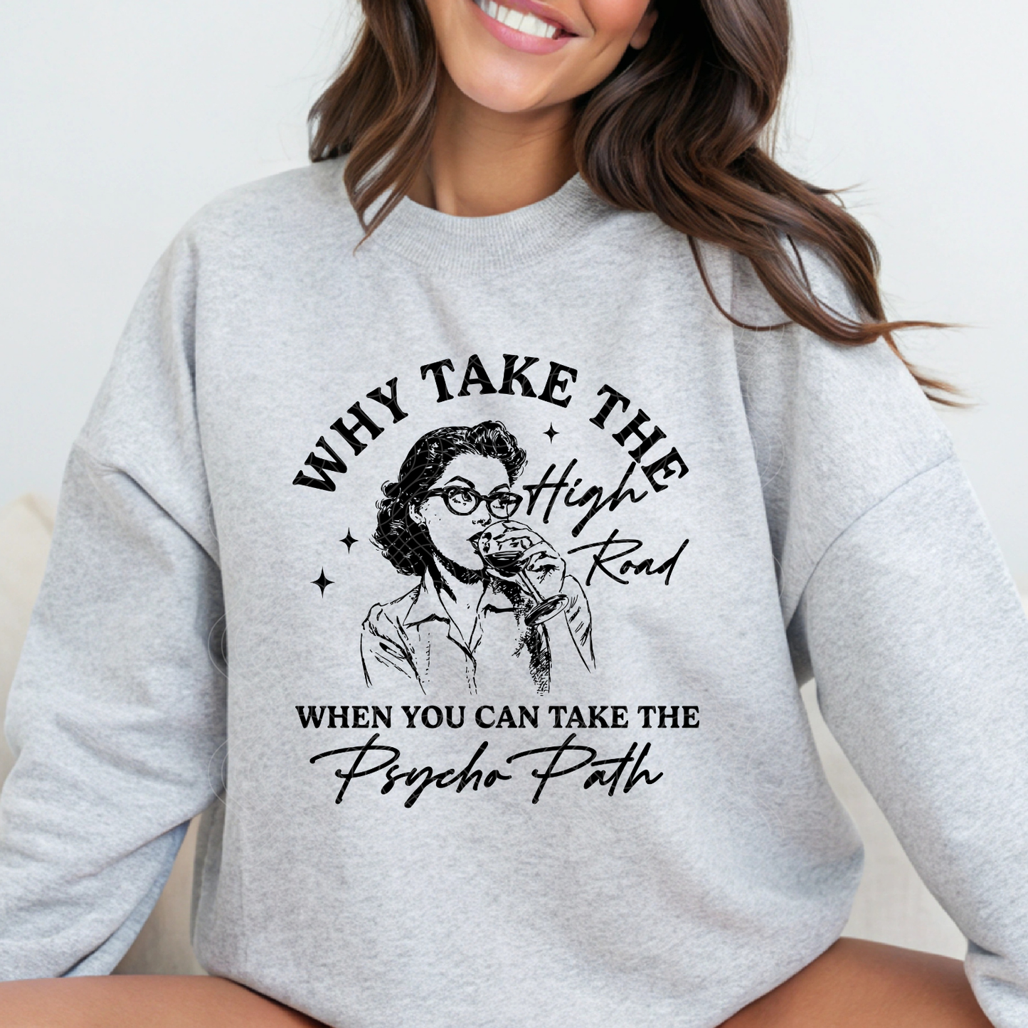 PSYCHO PATH BLK - DTF TRANSFER