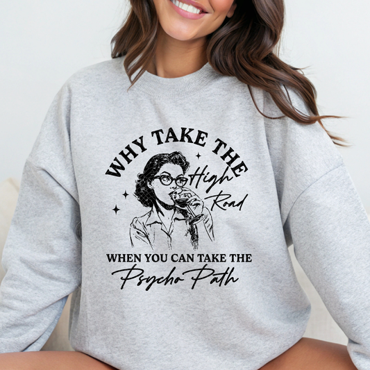 PSYCHO PATH BLK - DTF TRANSFER