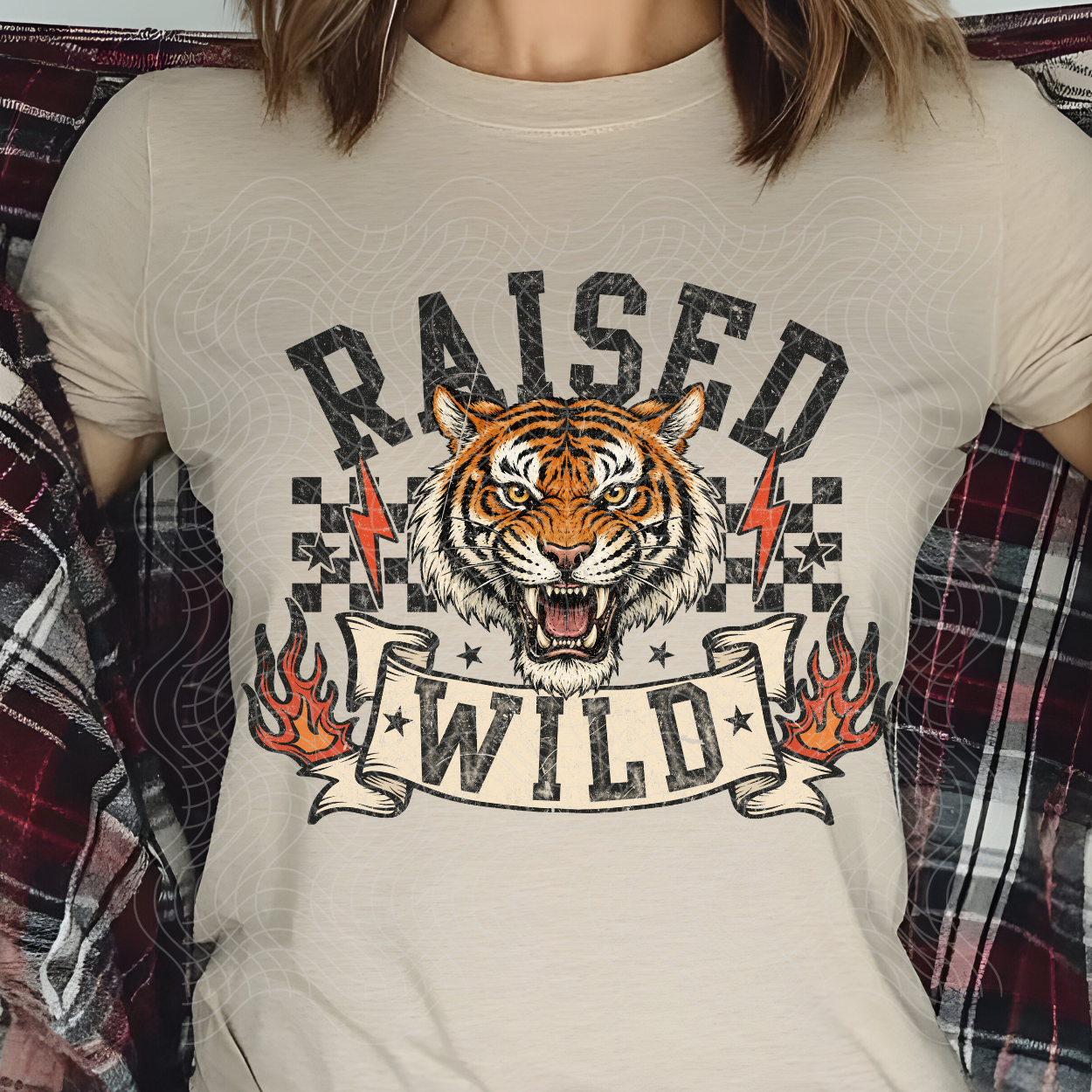 RAISED WILD - DTF TRANSFER