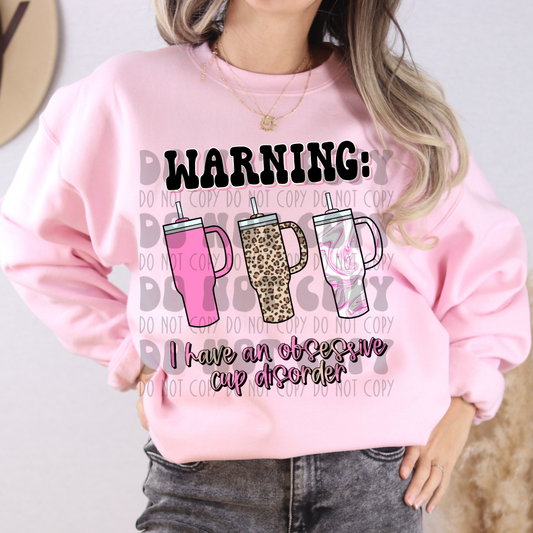 OBSESSIVE CUP DISORDER - DTF TRANSFER