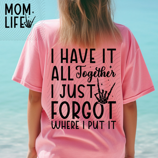 MOM LIFE W/ POCKET - DTF TRANSFER