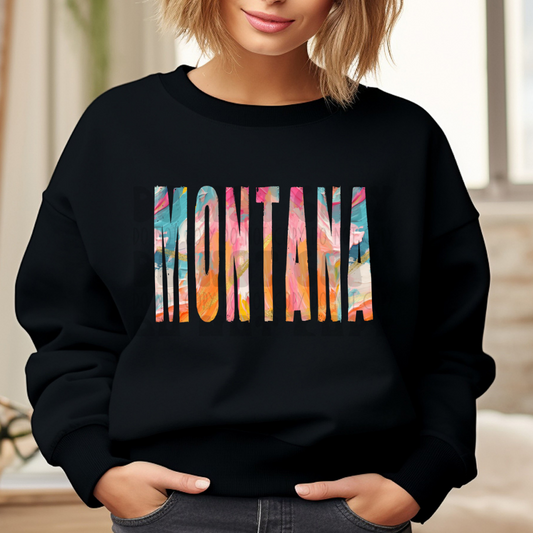 MONTANA BRUSHSTROKES - DTF TRANSFER